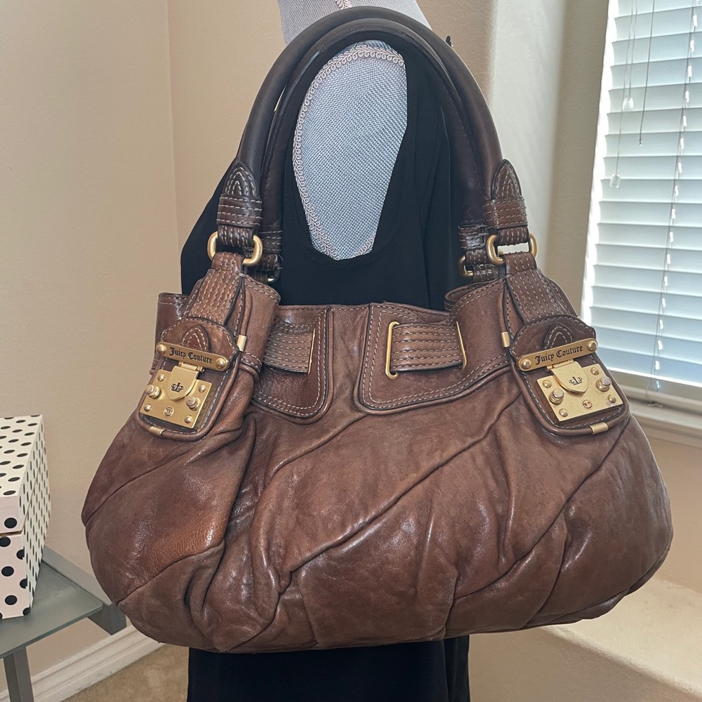 Juicy Couture Brown Leather Bag 💼
